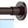 CorkLatta Bronzefarbene Duschvorhangstange, 78 bis 172 cm, 2,5 cm Durchmesser, verstellbare Federspannung, Edelstahl-Teleskopstange, einfache Installation, kein Rost