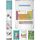 arteneur® - Duschvorhang Periodensystem Deutsch - Anti-Schimmel Duschvorhänge 120x200 - Recycelt mit Öko-Tex Standard 100 - Beschwerter Saum, Wasserdicht, Waschbar, 8 Ringe & E-Book