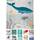 arteneur® - Wasserwelt grau - Anti-Schimmel Duschvorhang 180x200 - Recycelt mit Öko-Tex Standard 100 - Beschwerter Saum, Blickdicht, Wasserdicht, Waschbar, 12 Ringe & E-Book