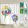 arteneur® - Bunte Pusteblume - Anti-Schimmel Duschvorhang 240x200 - Recycelt mit Öko-Tex Standard 100 - Beschwerter Saum, Blickdicht, Wasserdicht, Waschbar, 16 Ringe & E-Book mit Reinigungs-Tipps