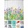 arteneur® - Bunte Blumen - Anti-Schimmel Duschvorhang 200x220 - Recycelt mit Öko-Tex Standard 100 - Beschwerter Saum, Blickdicht, Wasserdicht, Waschbar, 12 Ringe & E-Book