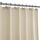 Barossa Design Stall Duschvorhang aus Stoff, gewebt, 91,4 x 182,9 cm, Spa, Hotel, Luxus-Spa, 230 g/m², strapazierfähig, wasserabweisend, waschbar, cremefarben, 91,4 x 183 cm