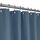 Barossa Design Luxus-Hotel Spa Duschvorhang mit Waffelmuster, robuster Stoff, 230 g/m², kein Ausblasen, wasserdicht und maschinenwaschbar, Mondhellblau, 180,3 x 182,9 cm
