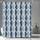Gelbchu Aegean Blue Fabric Bath Shower Curtain W 54 x H 72, Waterproof Design and Polyester, Quick-Drying, Heavy Weight, Stall Size Shower Curtains Set for Bathroom,Machine Washable with 8 Hooks