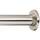 Ivilon Spannvorhangstange, Federspannstange für kleine Fenster oder Dusche, 40,6 bis 61 cm, Nickel satiniert