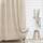 Siiluminisoy Extra Lange Bauernhaus Boho Chevron Duschvorhang, Gewebter Stoff 243,9 cm Beige Duschvorhang, 182,9 x 243,9, Gefranster Gestreifter, Moderner Schicker Strukturierter Duschvorhang-Set