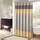 Madison Park Amherst Badezimmer-Duschvorhang, Kunstseide, gestreift, modern, Mikrofaser, 183 x 183 cm, Gelb