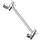 BRIGHT SHOWERS Verstellbarer Duscharm für Regen und Handbrause, 25,4 cm, Universal-Duschverlängerungsarm, Messing, Duscharm-Verlängerung, Hardware, Chrom