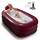 Nevife Aufblasbare Badewanne für Frauen – Freistehende tragbare Wanne PVC, Komfortboden & Kopfstütze – Perfekt für Eisbäder im Sommer, Spa-Abende, Camping – Inklusive Handpumpe, Rot