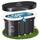 B&Y Ovales Eisbad, Faltbare Badewanne Erwachsene, Isolierte Eistonne für Innen und Außenbereich, Kältetherapie für Sportler Athleten, Ice Bath/Cold Plunge für Zuhause (Schwarz 100x65x65cm)
