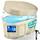 LIVIKING® Eisbad + Faltbare Badewanne Erwachsene [120 cm - 2in1 KOMFORT KOMPLETTSET] Eisbaden Tonne, Mobile Badewanne Outdoor & Eistonne – Jetzt Eintauchen! (Klassisch, Sand Beige)