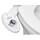 Luxe Bidet Neo 110 - Non-Electric Bidet Toilet Attachment w/ Single Nozzle and Adjustable Water Pressure (White and White)