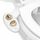 LUXE Bidet NEO 185 - Selbstreinigende, Doppeldüse, nicht elektrischer Bidet-Aufsatz für Toilettensitz, einstellbarer Wasserdruck, Heck- und Feminininwäsche (Gold)