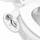 LUXE Bidet NEO 320 – Warm- und Kaltwasser, selbstreinigend, Doppeldüse, nicht elektrischer Bidet-Aufsatz für Toilettensitz, einstellbarer Wasserdruck, Heck- und Feminine-Waschung, Hebelsteuerung