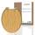 SCHÜTTE WC-Sitz BAMBOO mit Absenkautomatik aus Bambus, nachhaltiger Toilettendeckel mit 175kg Belastbarkeit, Toilettensitz mit Brille, Klodeckel für WC, Holz Klobrille
