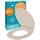 Calmwaters® Premium WC Sitz einfache Montage, Toilettendeckel bis 250 kg, Made in EU, antibakterieller Duroplast, doppelte Absenkautomatik, 2 Montage Optionen, abnehmbar, Klobrille, oval, Pergamon