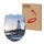 WOLTU Toilettendeckel, WC Sitz mit Absenkautomatik, Klodeckel Quick-Release-Funktion, O-Form-Toilettensitz mit Motiv, Montage oben unten, Duroplast