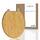 SCHÜTTE WC-Sitz BAMBOO ohne Absenkautomatik aus Bambus, nachhaltiger Toilettendeckel mit 175kg Belastbarkeit, Toilettensitz mit Brille, Klodeckel für WC, Holz Klobrille