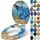 SANFINO® Premium WC Sitz mit Absenkautomatik – hochwertige Toilettendeckel aus Holz, viele bunte Motive, hoher Sitzkomfort, einfache Montage inklusive Montageanleitung – "Sailing"