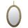 Stonebriar Decorative Oval Rope Wall Mirror with Hanging Loop
