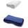 TEMPUR Kissen Set mit Füllung und Bezug, Original Kopfkissen Größe L mit Jersey-Kissenbezug (blau)