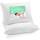 Equinox International Herren Equinox 2er Pack Bett Kissen - 50,8 x 66 cm - 900 GSM Ultra weicher Sand gewaschen Baumwolle, mikrofaser-füllung 2-Pack Kissen Soft Pillows weiß Weiß