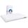Bluewave Bedding superflaches Super Slim Gel-Memoryschaum-Kissen für Bauch- und Rückenschläfer, niedriges, flaches Design für Halswirbelsäulenausrichtung, tieferen Schlaf, 8,3 cm hoch, Kingsize-Größe