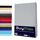 Buymax Spannbettlaken 100x200cm Doppelpack 100% Baumwolle Spannbetttuch Bettlaken Jersey, Matratzenhöhe bis 25 cm, Farbe Silber