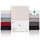 Blumtal Premium Topper Boxspringbett Spannbettlaken 140x 200 - Superweiches 100% Baumwolle Spannbetttuch, bis 15cm Topperhöhe, Elfenbein