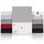Blumtal® Premium Jersey Spannbettlaken 140x200cm Boxspringbett im 2er Set - Oeko-TEX zertifiziertes Spannbettlaken 140x200cm Baumwolle 100% - Bettlaken 140x200 Boxspringbett - Dunkelgrau