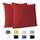 Kissenbezug 80x80 (Set mit 2) - 100% Jersey Baumwolle 150 g/qm Kissenbezüge -Rot - Für Kissen 80 x 80 cm - Kissenhülle - Kissenbezug - Resistent und Hypoallergen - Dreamzie