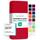 Jacobson Jersey Spannbettlaken Spannbetttuch Baumwolle Bettlaken (90x200-100x200 cm, Rot)
