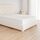 Amazon Basics Jersey Spannbettlaken, 100% Baumwolle, Spannbetttuch - Matratzenhöhe bis 30 cm, 120 x 200 cm, Weiß