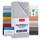 Blumtal® Basics Spannbettlaken für Topper 100x200 cm - Jersey - 100% Baumwolle - Oeko-TEX zertifiziert - Grau