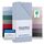 Blumtal Basics Baumwolle Spannbettlaken 140x 200 cm - 100% Baumwolle Bettlaken, bis 25cm Matratzenhöhe, Hellblau