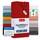 Blumtal® Basics Spannbettlaken Topper 200x200cm Jersey im 2er Set - Bettlaken 100% Baumwolle - Oeko-TEX zertifiziertes Spannbettlaken Topper - Topper Spannbetttuch 200x200cm - Rot