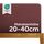 Blumtal Luxus Boxspringbett Spannbettlaken 180x200cm - 200x220, bis 40cm Höhe - Oeko-Tex Zertifizierte Baumwoll Bettlaken - 180x200 I 180x220 I 200x200 für Boxspring- & Wasserbett, Aubergine
