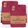 NatureMark 2er Pack Jersey Spannbettlaken, Spannbetttuch 100% Baumwolle in vielen Größen und Farben MARKENQUALITÄT ÖKOTEX Standard 100 | 200x220 cm +40 Steg - Bordeaux rot