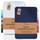NatureMark 2er Pack Jersey Spannbettlaken, Spannbetttuch 100% Baumwolle in vielen Größen und Farben MARKENQUALITÄT ÖKOTEX Standard 100 | 90 x 200 cm - 100 x 200 cm -Navy/Weiss