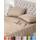 Utopia Bedding 4 Teilige Bettlaken Set 120x190 cm, Beige - Polyester Microfaser, Oeko-Tex Zertifiziert, 1 Spannbettlaken 120x190 cm, 1 Bettlaken 228x259 cm und 2 Kissenbezüge 50x75 cm
