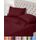 Utopia Bedding 4 Teilige Bettlaken Set 150x200 cm, Burgunderrot - Polyester Microfaser, Oeko-Tex Zertifiziert, 1 Spannbettlaken 150x200 cm, 1 Bettlaken 266x259 cm und 2 Kissenbezüge 50x75 cm