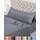 Utopia Bedding 3 Teilige Bettlaken Set 150x200 cm, Grau - Polyester Microfaser, Oeko-Tex Zertifiziert, 1 Spannbettlaken 150x200 cm, 1 Bettlaken 266x259 cm und 1 Kissenbezug 45x170 cm