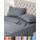 Utopia Bedding 4 Teilige Bettlaken Set 105x190 cm, Grau - Polyester Microfaser, Oeko-Tex Zertifiziert, 1 Spannbettlaken 105x190 cm, 1 Bettlaken 180x227 cm und 2 Kissenbezüge 50x75 cm