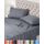 Utopia Bedding 4 Teilige Bettlaken Set 180x200 cm, Grau - Polyester Microfaser, Oeko-Tex Zertifiziert, 1 Spannbettlaken 180x200 cm, 1 Bettlaken 270x290 cm und 2 Kissenbezüge 50x75 cm