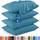 Utopia Bedding Queen-Kissenbezüge – 4er-Pack – Hotelverschluss – weicher, gebürsteter Mikrofaserstoff – schrumpf- und farbecht, Kissenbezüge, Queen-Size, 20 X 30 Inches (Jeansblau)