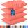 Utopia Bedding Queen-Kissenbezüge – 4er-Pack – Hotelverschluss – weicher, gebürsteter Mikrofaserstoff – schrumpf- und farbecht, Kissenbezüge, Queen-Size, 20 X 30 Inches (Koralle)
