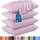 Utopia Bedding Queen-Kissenbezüge – 4er-Pack – Hotelverschluss – weicher, gebürsteter Mikrofaserstoff – schrumpf- und farbecht, Kissenbezüge, Queen-Size, 20 X 30 Inches (Lavendel)