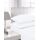 Spannbettlaken, feinste 100 % ägyptische Baumwolle, 23 cm, weiß, Flat King
