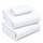RUVANTI 100% Cotton Bed Sheets, 4 Pcs Bed Sets, Queen Sheets Off White,300 Thread Count Satin, Soft, Breathable, Deep Pocket Cooling Bedding Sheets Set Include 1 Flat, 1 Fitted Sheet, 2 Pillowcase