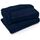 Utopia Bedding Spannbettlaken, 2er-Pack Unterlaken, Weiche gebürstete Mikrofaser, Tiefe Taschen, Schrumpf- und Lichtbeständig, Pflegeleicht (Full, Marineblau)